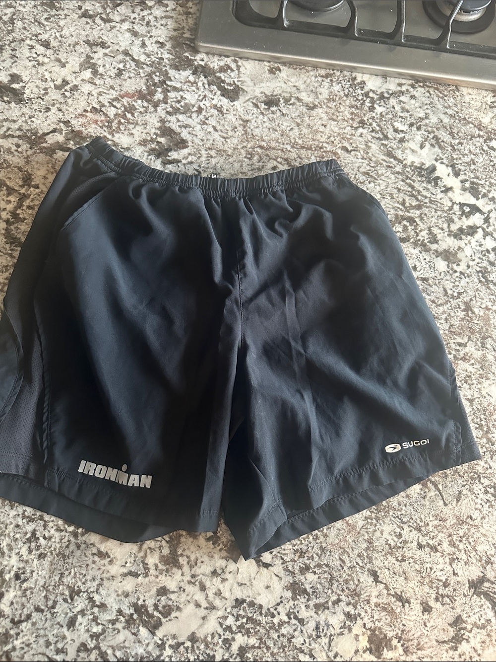 SUGOI Black Ironman Performance Running Shorts